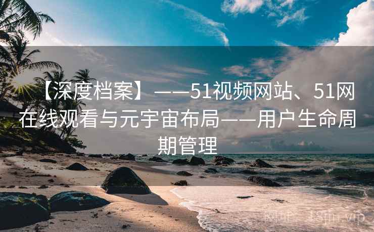【深度档案】——51视频网站、51网在线观看与元宇宙布局——用户生命周期管理