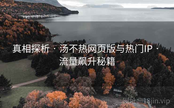 真相探析 · 汤不热网页版与热门IP · 流量飙升秘籍