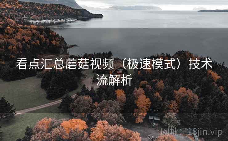 看点汇总蘑菇视频（极速模式）技术流解析