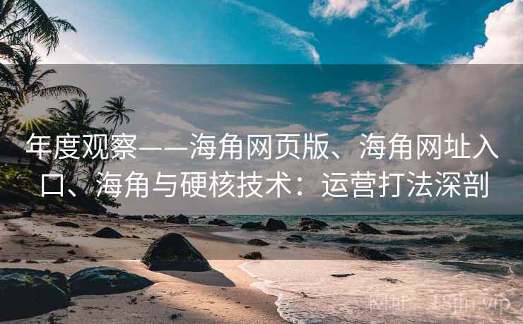 年度观察——海角网页版、海角网址入口、海角与硬核技术：运营打法深剖